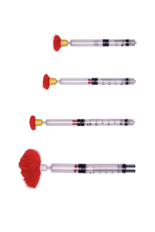 Puhallusputkinuoli TeleDart, volyymit 1 - 5 ml