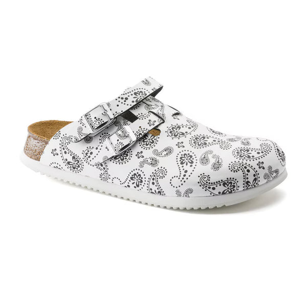 Birkenstock KAY työkengät, Paisley musta/valkoinen