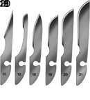 Leikkausveitsen terä Bayha, tyypit 11-29, 12 kpl