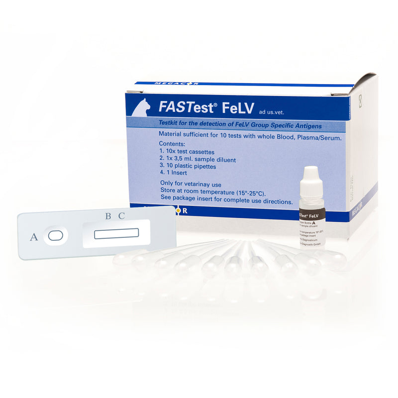 FASTest® FELV (antigeeni) ad. us. vet.  25 kpl