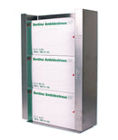 Seinäteline käsineille Trio, ruostumaton teräs