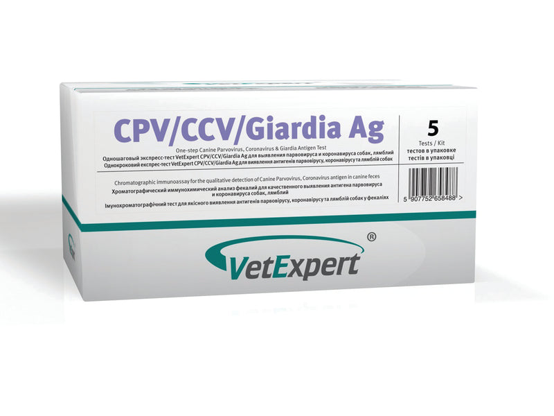 Vetexpert CPV/CCV/ Giardia Ag pikatesti