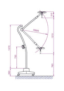 Dr. Mach 120 F LED, jalustalla