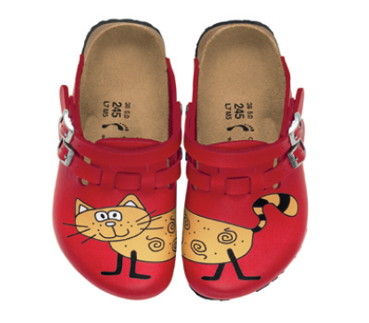 Birkenstock KAY työkengät, punainen/kissa